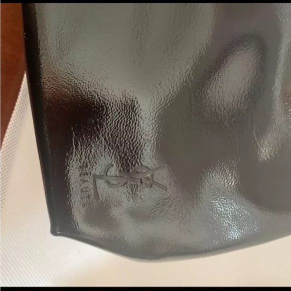 Yves Saint Laurent Black Makeup Bag Pouch NEW - Picture 7 of 9